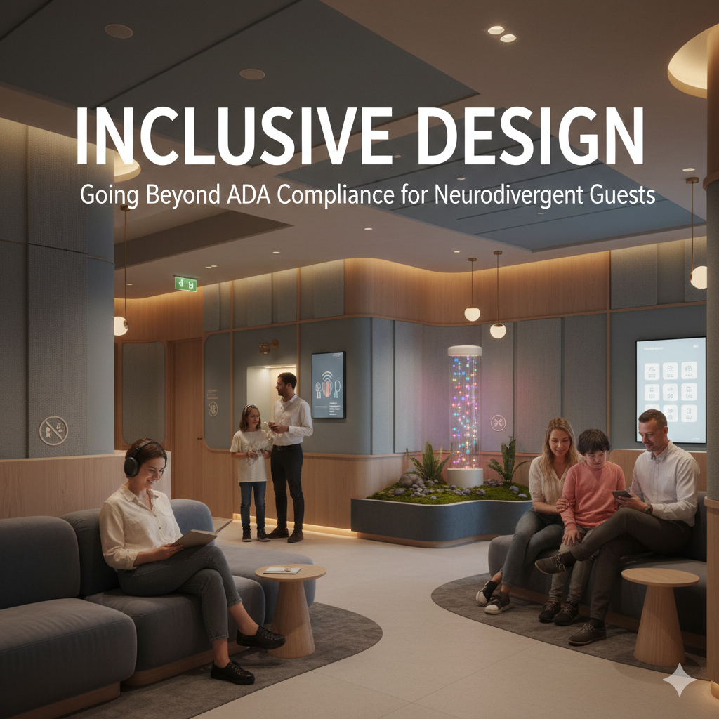Inclusive Design: Going Beyond ADA Compliance for Neurodivergent Guests