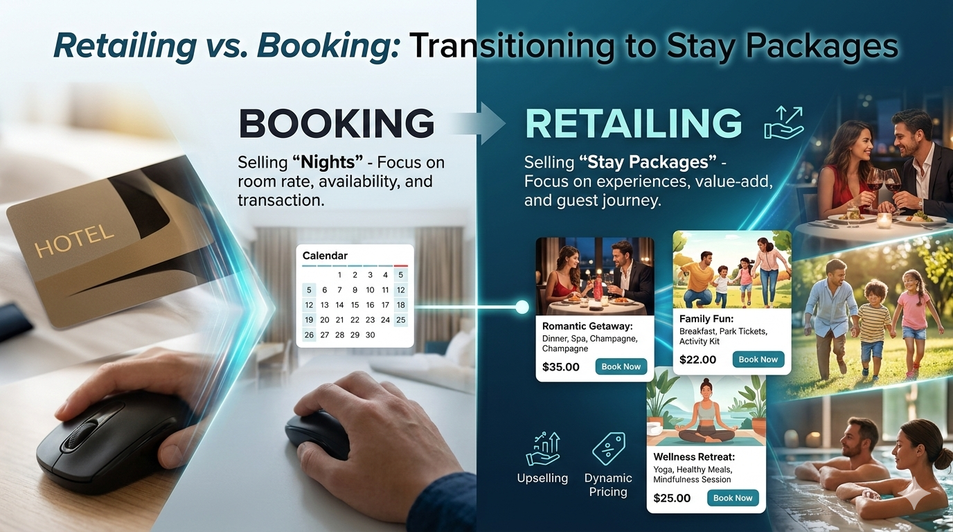 Retailing vs. Booking: Transitioning from Selling “Nights” to Selling “Stay Packages”