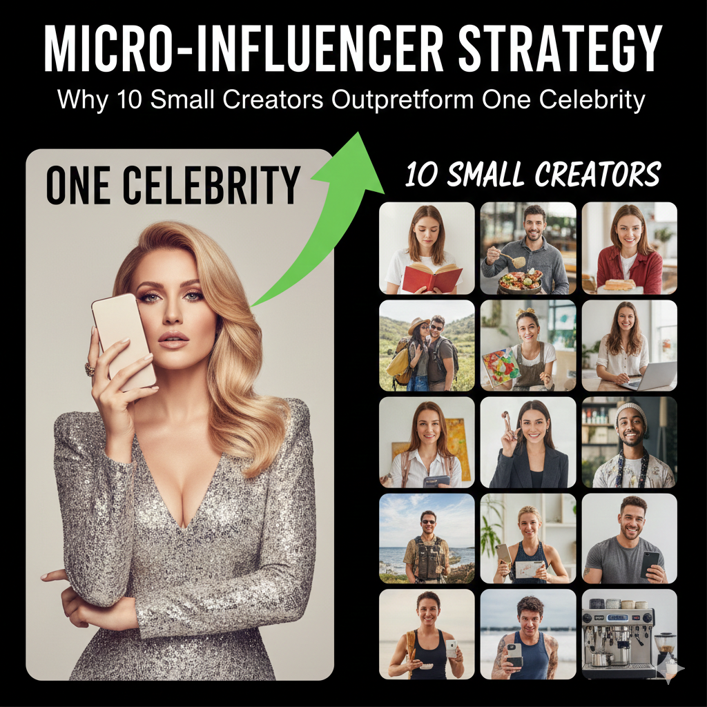 Micro-Influencer Strategy: Why 10 Small Creators Outperform One Celebrity