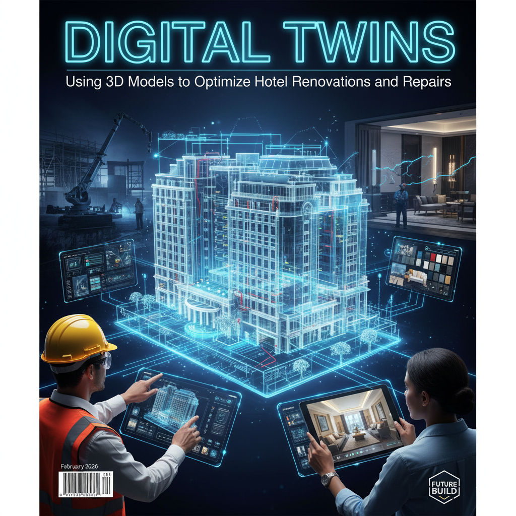Digital Twins: Using 3D Models to Optimize Hotel Renovations and Repairs