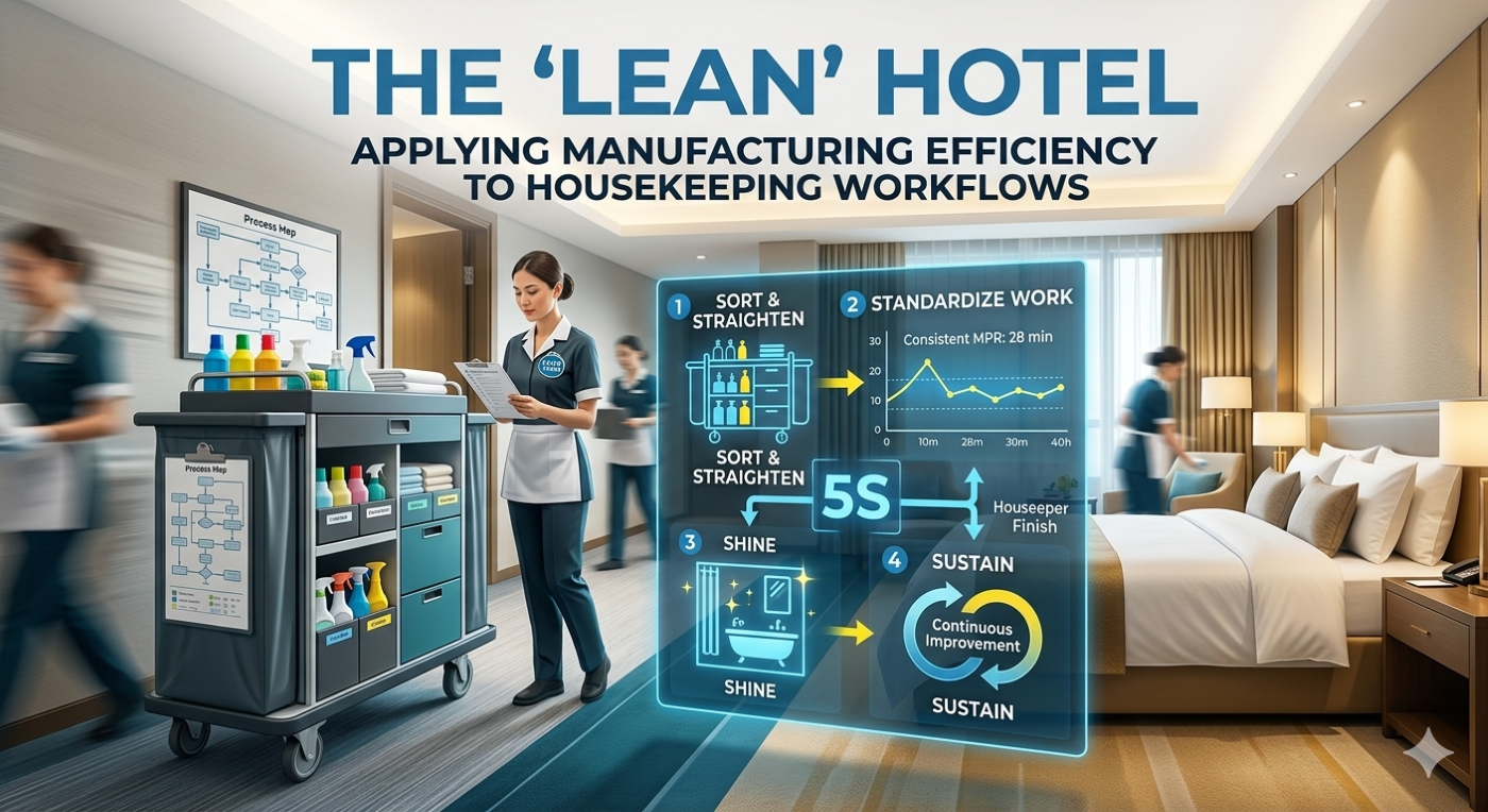 The “Lean” Hotel: Applying Manufacturing Efficiency to Housekeeping Workflows