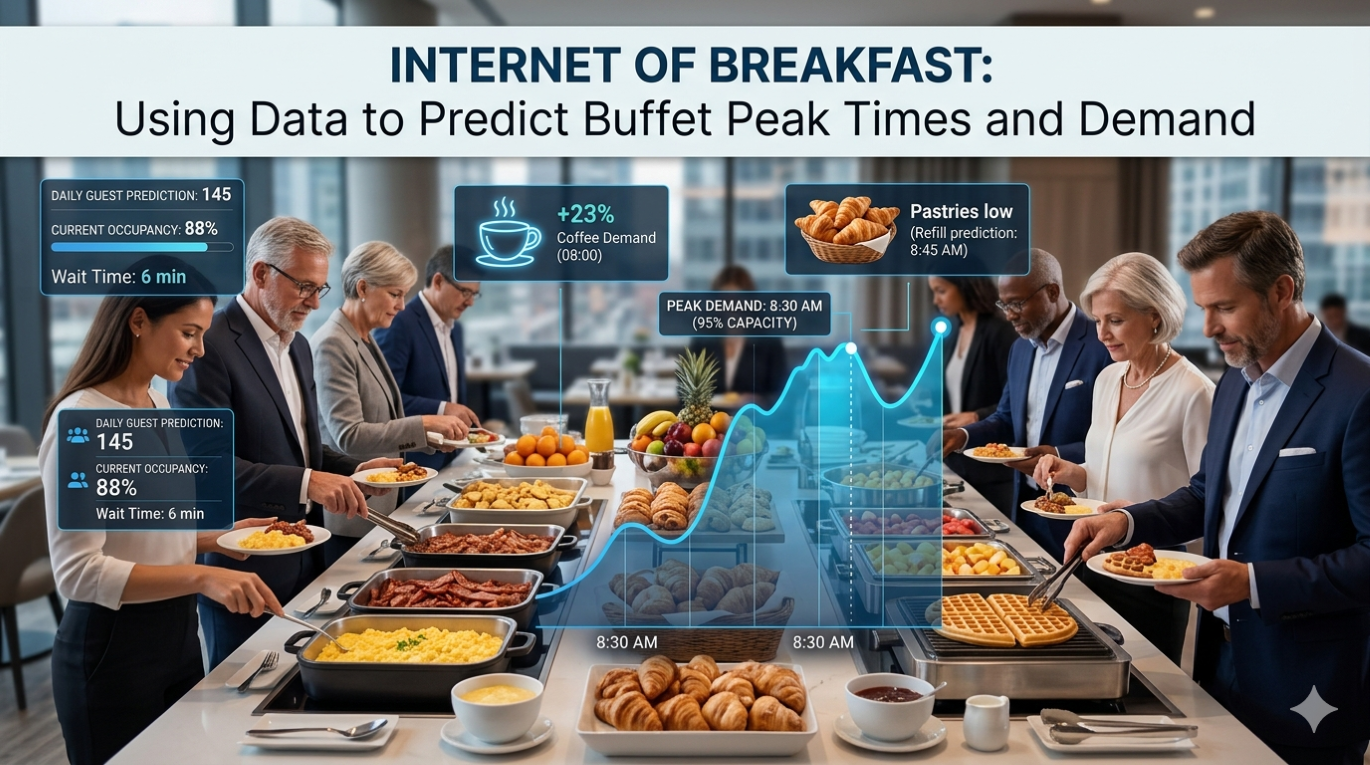 The “Internet of Breakfast”: Using Data to Predict Buffet Peak Times and Demand