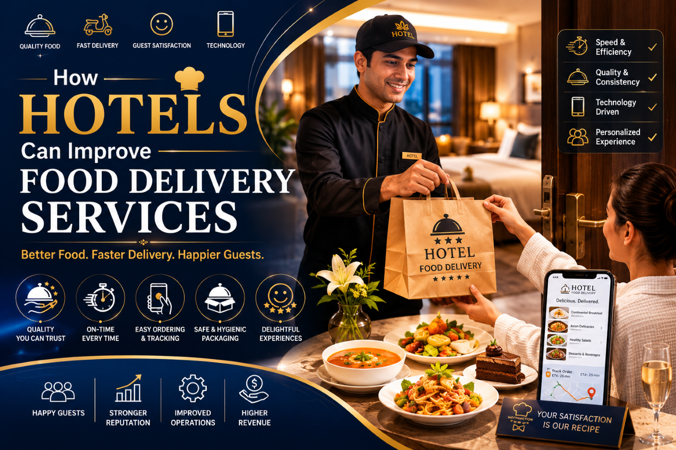 How Hotels Can Improve Food Delivery Services: Enhancing Guest Satisfaction and Operational Efficiency