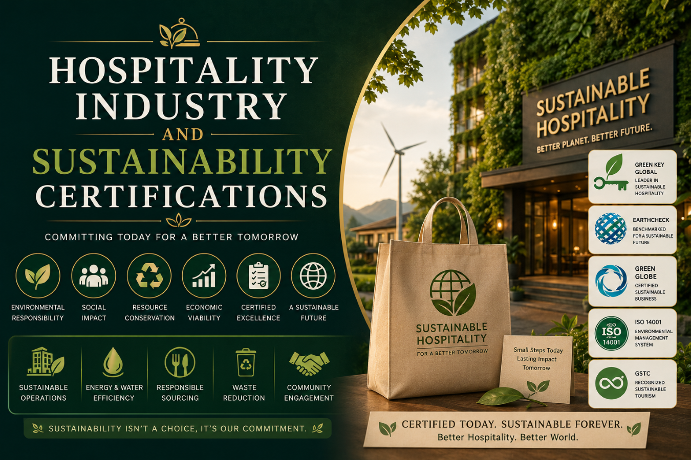 Hospitality Industry and Sustainability Certifications: Building a Greener Future for Hospitality Businesses