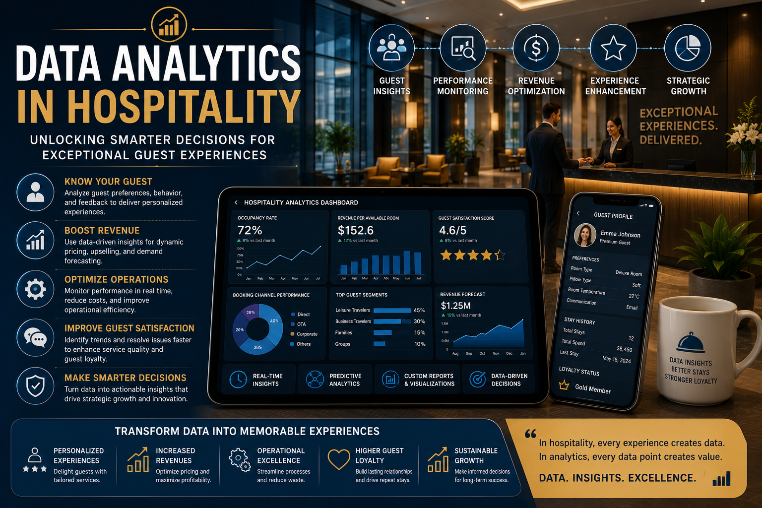 Data Analytics in Hospitality: Unlocking Smarter Decisions for Exceptional Guest Experiences