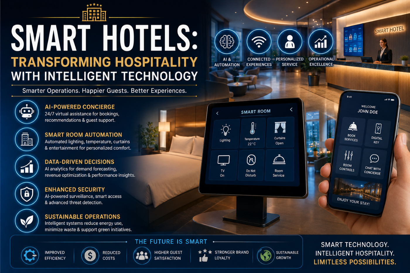 Smart Hotels: Transforming Hospitality with Intelligent Technology