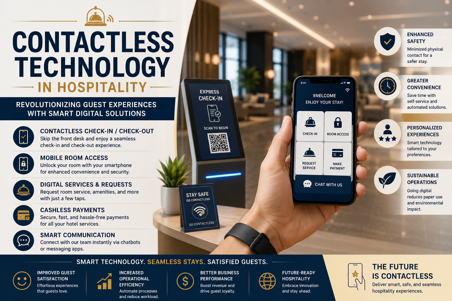 Contactless Technology in Hospitality: Revolutionizing Guest Experiences with Smart Digital Solutions