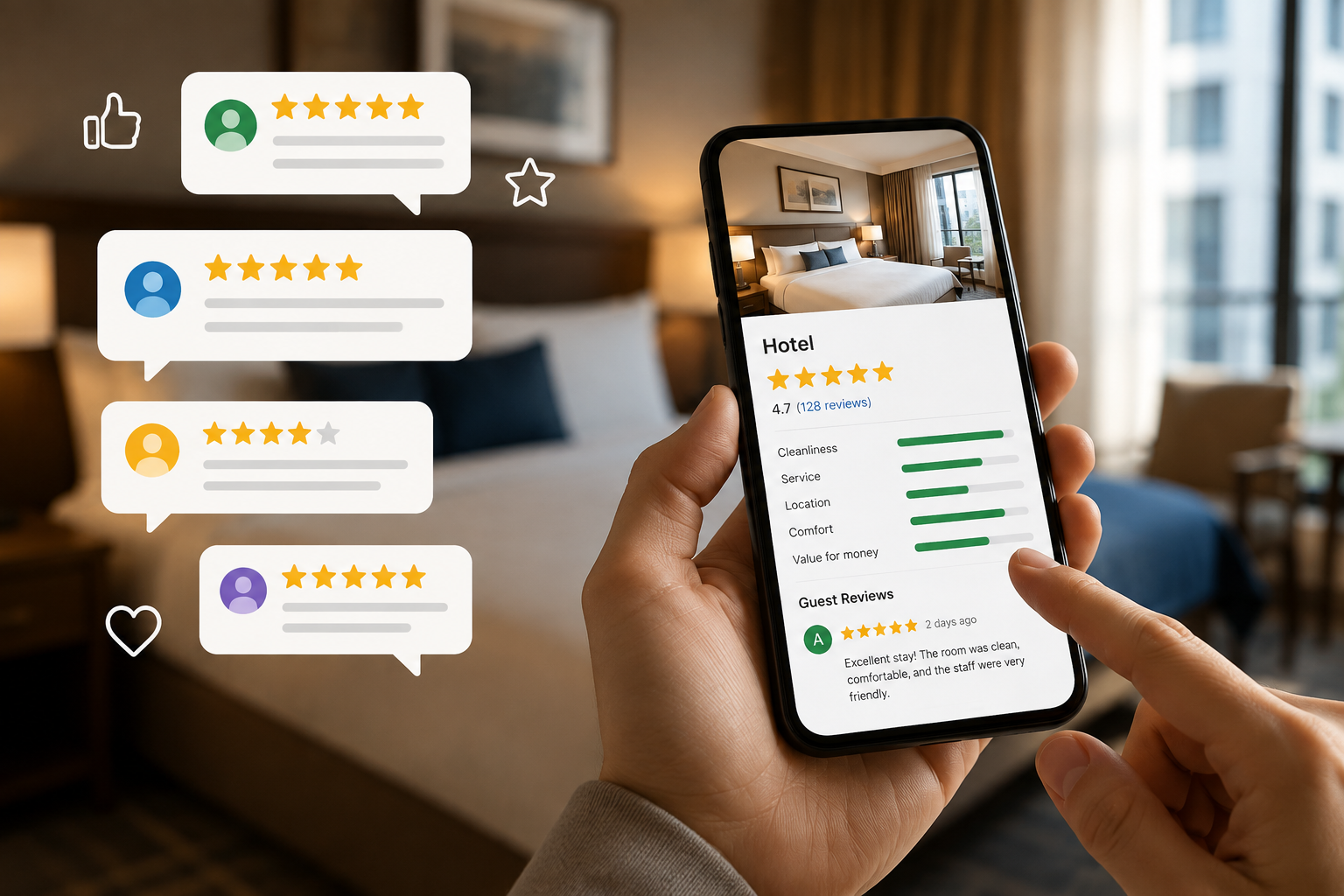 The Role of Reviews in Hotel Booking Decisions: Why Guest Feedback Matters