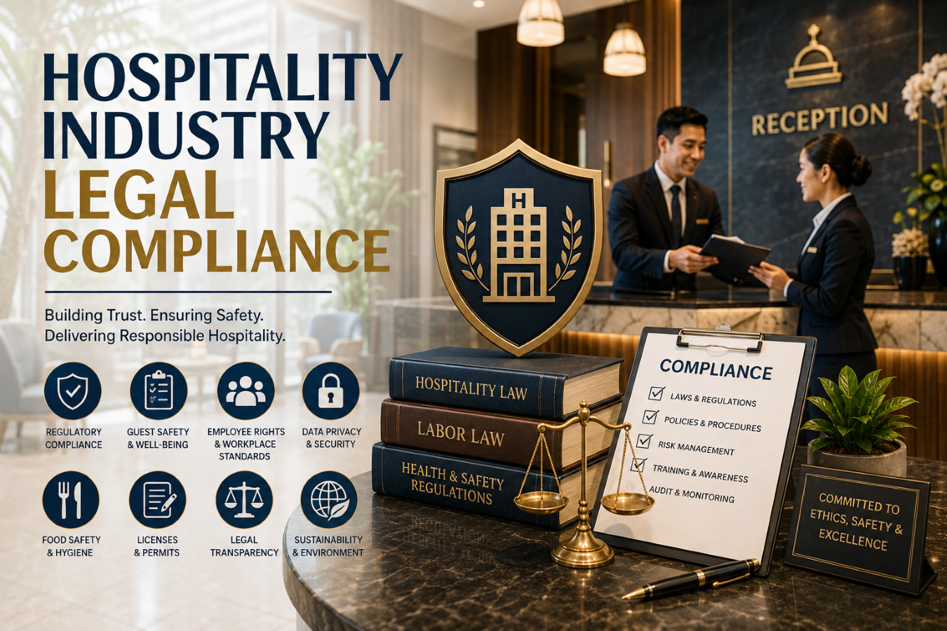 Hospitality Industry Legal Compliance: A Guide to Building a Safe, Ethical, and Responsible Business