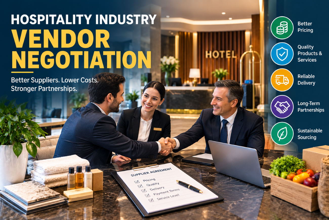 Hospitality Industry Vendor Negotiation: Strategies for Building Better Supplier Relationships
